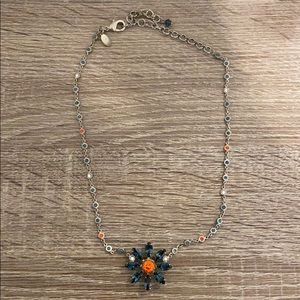 Sorrelli Blue and Orange Necklace